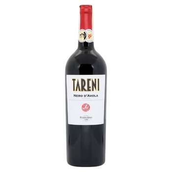 Вино Cantine Pellegrino Tareni Nero d'Avola красное полусухое 13% 0,75л - купить, цены на WINETIME - фото 1