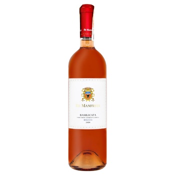 Вино Re Manfredi Basilicata розовое сухое 12,5% 0,75л - купить, цены на WINETIME - фото 1