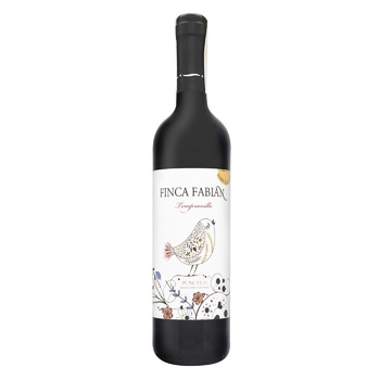 Finca Fabian Tempranillo Red Dry Wine 13.5% 0.75l - buy, prices for WINETIME - photo 1