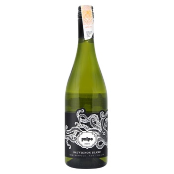 Pulpo Sauvignon Blanc White Dry Wine 12.5% 0.75l - buy, prices for WINETIME - photo 1