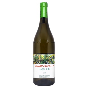 Вино Saracco Moscato d'Autunno белое сладкое 5,5% 0,75л - купить, цены на WINETIME - фото 1