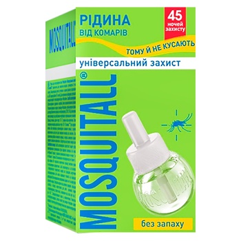 Рідина  Mosquitall для захисту від комарів 45 ночей 30мл - купити, ціни на NOVUS - фото 1