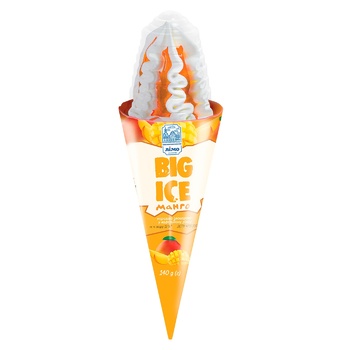 Limo Big ice Ice cream horn with mango flavour 140g - buy, prices for Tavria V - photo 1