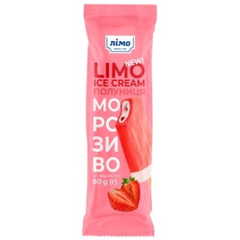 Limo Strawberry Popsicle Ice Cream 80g - buy, prices for Auchan - photo 1