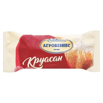 Круассан Агробизнес с малиновой начинкой 75г - купить, цены на Auchan - фото 1