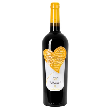 Amami Montepulciano d'Abruzzo Red Dry Wine 13.5% 0.75l - buy, prices for WINETIME - photo 1