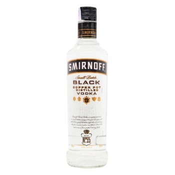 Горілка Smirnoff Black 0,5л