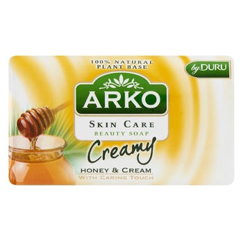 Мыло Arko Creamy мед и увлажнение 90г - купить, цены на ЕКО Маркет - фото 2