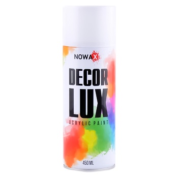 Краска Nowax Decor Lux кремово-белая 450мл - купить, цены на Auchan - фото 3