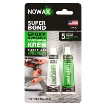 Nowax Transparent Epoxy Glue 20g - buy, prices for NOVUS - photo 1