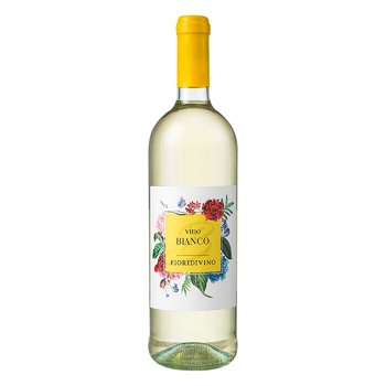 Fiori Divino White Dry Wine 9-13% 0.75l - buy, prices for Tavria V - photo 1