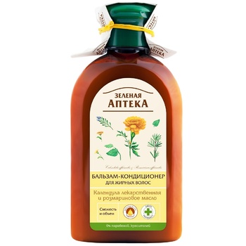 Zelenaya Apteka Balm-conditioner for Oily Hair Calendula and Rosemary Oil 300ml - buy, prices for Auchan - photo 2