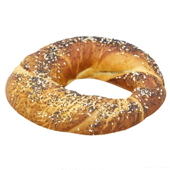 Krakow Bagel with Poppy Seeds and Sesame Seeds 130g - buy, prices for - photo 3