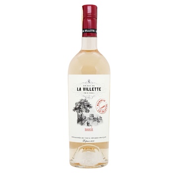 La Villette Rose Dry Wine 12.5% 0.75l - buy, prices for - photo 1