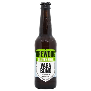 Пиво BrewDog Vagabond Pale Ale 4,5% 0,33л - купити, ціни на ULTRAMARKET - фото 1