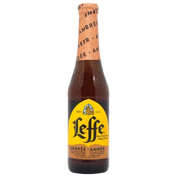 Leffe Ambree Beer 6.6% 0.33l - buy, prices for MegaMarket - photo 1