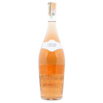 Fleurs De Prairie Cotes De Provence Rose Dry Wine 12.5% 1.5l - buy, prices for WINETIME - photo 1