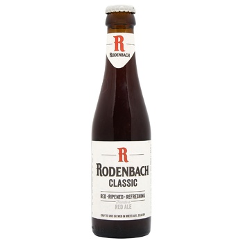 Пиво Rodenbach Classic темне фільтроване 5,2% 0,25л - купити, ціни на МегаМаркет - фото 1