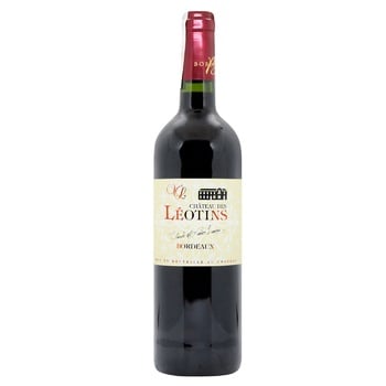 Вино Chateau Des Leotins Rouge 2018 красное сухое 13% 0,75л - купить, цены на WINETIME - фото 1