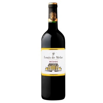 Maison Bouey Louis de Melac Red Dry Wine 13.5% 0.75l - buy, prices for WINETIME - photo 1