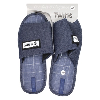 Тапочки Twins HS-VL Jeans домашние мужские р.44-45 - купить, цены на - фото 1