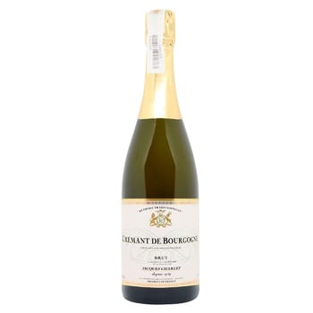 Jacques Charlet Cremant de Bourgogne White Brut Sparkling Wine 12.5% 0.75l - buy, prices for WINETIME - photo 1