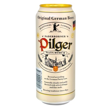 Paderborner Pilger Light Unfiltered Beer 5% 0.5l - buy, prices for - photo 1