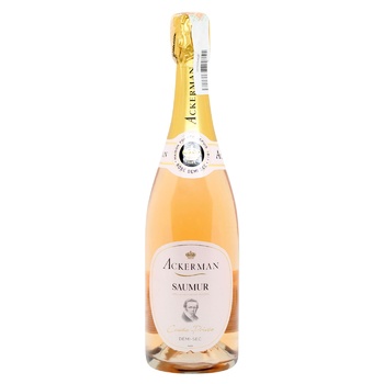 Ackerman Saumur Cuvee Privee Rose Semidry Sparkling Wine 12% 0.75l - buy, prices for WINETIME - photo 1