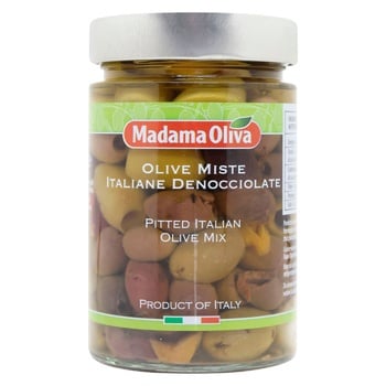 Madama Oliva Mix Italian Pitted Olives 290g - buy, prices for WINETIME - photo 1