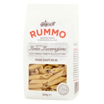 Rummo Penne Rigate 66 Pasta 500g - buy, prices for WINETIME - photo 1