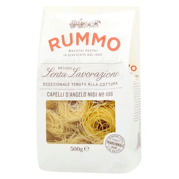 Rummo Capelli D'angelo Nidi Pasta №106 500g - buy, prices for WINETIME - photo 1