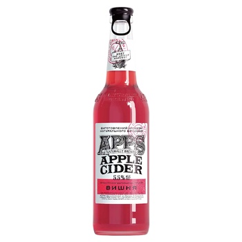 Apps Apple cherry cider 5.5% 0.5l - buy, prices for Auchan - photo 1