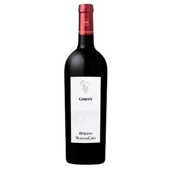 Baron Philippe de Rothschild Reserve Mouton Cadet Graves Rouge Red Dry Wine 13% 0.75l - buy, prices for WINETIME - photo 1