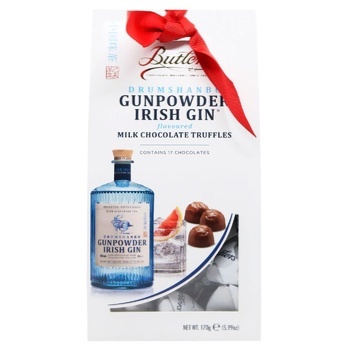 Трюфелі Butlers Drumshanbo Gunpowder Irish Gin з молочним шоколадом 170г - купити, ціни на WINETIME - фото 2