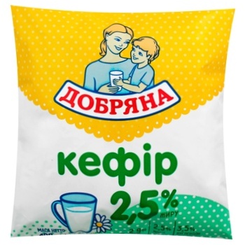 Кефір Добряна 2,5% 400г