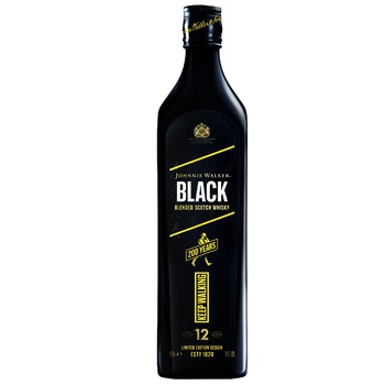 Johnnie Walker Black label 12 yrs whisky 40% 0.7l - buy, prices for Auchan - photo 1