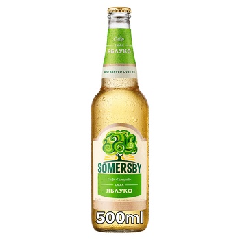 Сидр Somersby Яблуко 4,7% 0,5л - купити, ціни на Auchan - фото 2