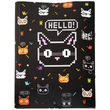 Auchan Cat/Dog Paper Folder A4 with Elastic Band - buy, prices for - photo 2