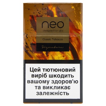 04820215627252 Стіки тютюновмісні Neo Demi Classic Tobacco 20шт