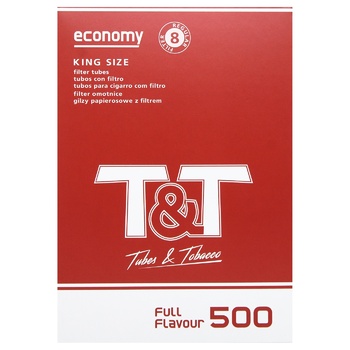 Гільзи T&T для самокруток 15мм 500шт - купити, ціни на - фото 2