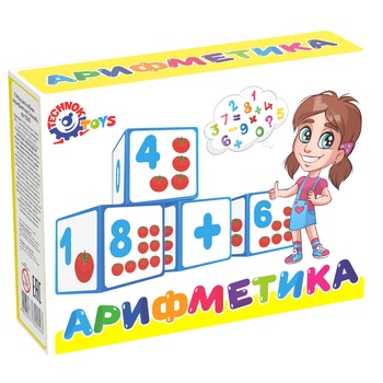 Игрушка ТехноК кубики арифметика - купить, цены на ЕКО Маркет - фото 3