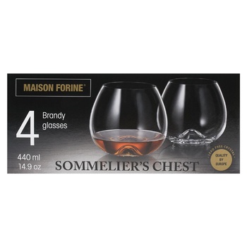 Maison Forine Stemless Brandy Glasses 4pcs 440ml - buy, prices for - photo 2