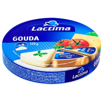 Lactima Gouda 36.2% Processed Cheese 140g - buy, prices for Grono - photo 1