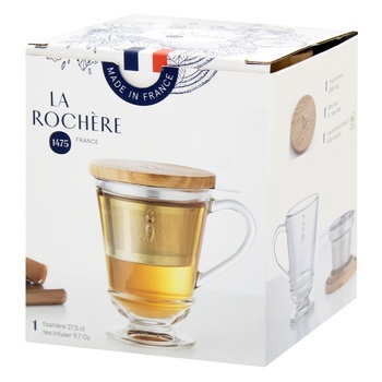 La Rochere Tea Glass with Strainer