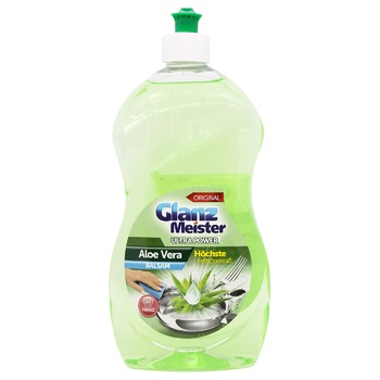 Засіб Glanz Meister Aloe Vera для миття посуду 500мл - купити, ціни на - фото 1