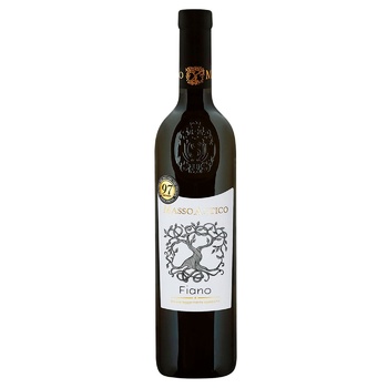 Вино Masso Antico Fiano Salento белое полусухое 13,5% 0,75л - купить, цены на WINETIME - фото 1