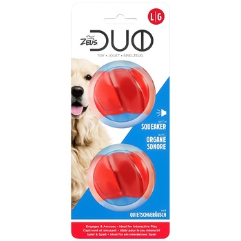 Zeus Duo Ball with Squeaker 6.3cm 2pcs - buy, prices for - photo 1