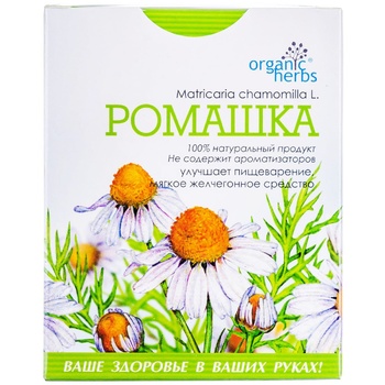 Фиточай Organic Herbs Ромашка 50г - купить, цены на Auchan - фото 1