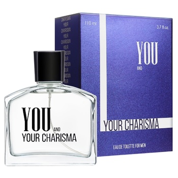 Туалетна вода You and Your Charisma для чоловіків 110мл - купити, ціни на Auchan - фото 1