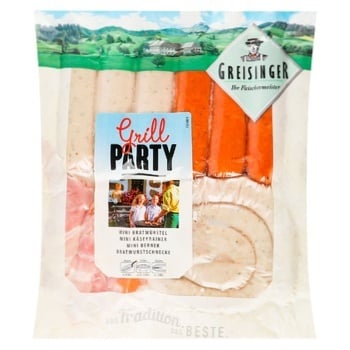 Greisinger Grill Party Sausages 450g - buy, prices for ULTRAMARKET - photo 1